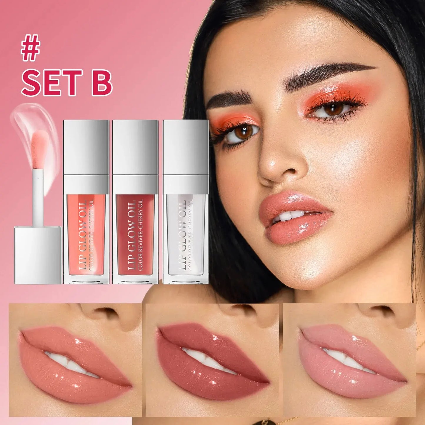 Crystal Glow Lip Oil Set