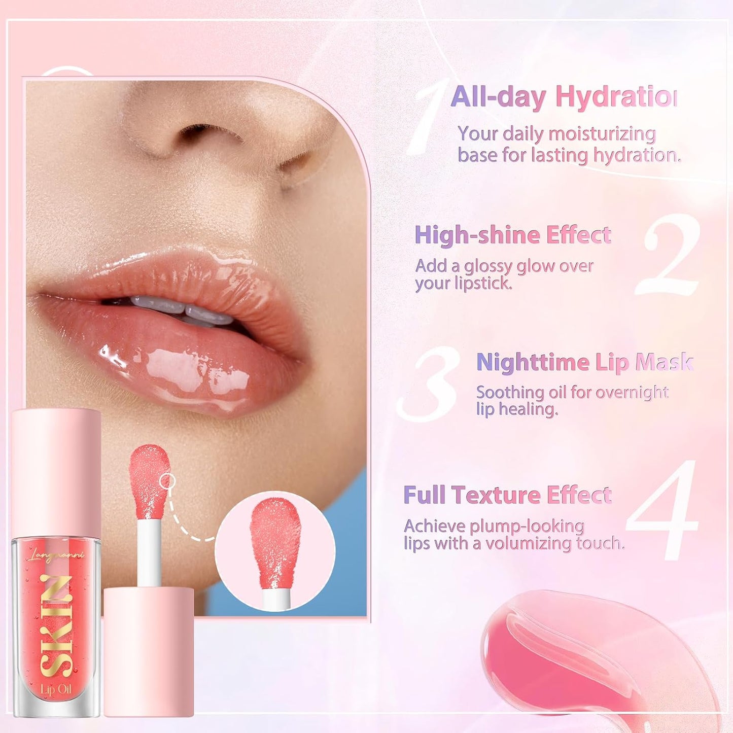 Shimmering Lip Oil Bliss